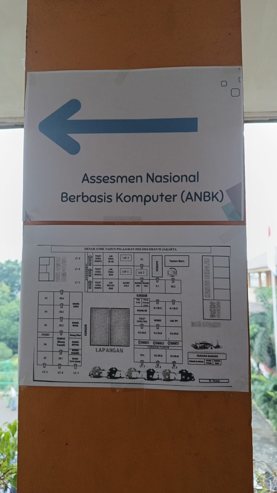 Gladi Bersih Kegiatan ANBK SMA Negeri 93 Jakarta